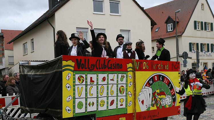 Beim Faschingszug in HirschaidWerner Baier