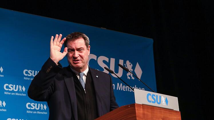 Markus Söder bei seiner Festrede. Foto: Barbara Herbst