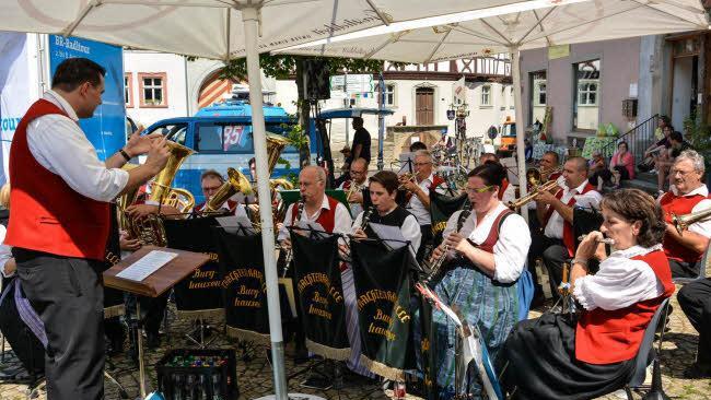 BR-Radltour macht Halt in Münnerstadt Foto: Björn Hein