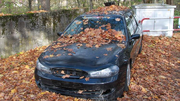 Der Halter des Fahrzeuges ist bekannt. Dennoch geht die Stadt derzeit  davon aus, dass sie das Auto entsorgen und auch die Kosten dafür tragen muss. Foto: Heike Beudert