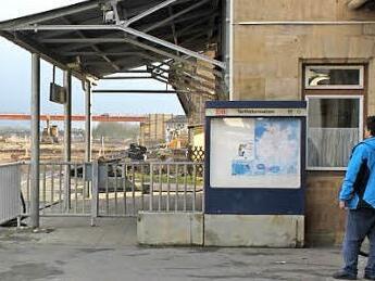 Geisterbahnhof Breitengüßbach: Hier fährt derzeit kein Zug nach irgendwo. Foto: Hans Kurz