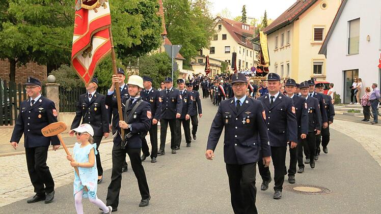 Der Festzug in Kunreuth Foto: Franz Galster