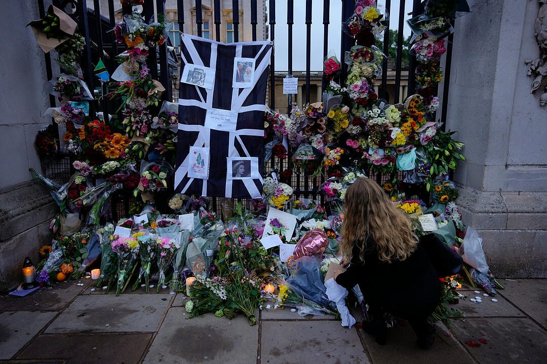 Nach dem Tod von Königin Elizabeth II. - London