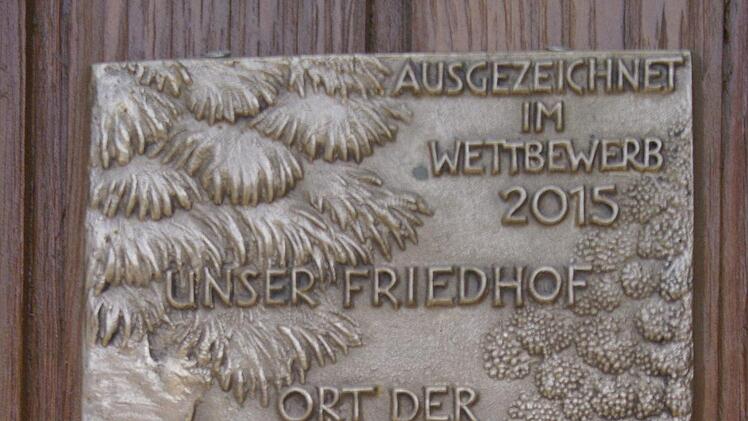 Für Ihre Ideenvielfalt im Friedhof wurde die Stadt bereits vor vier Jahren ausgezeichnet.           Winfried Ehling