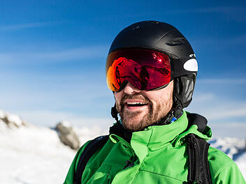 Ski, Skifahren, Skihelm, Ski fahren