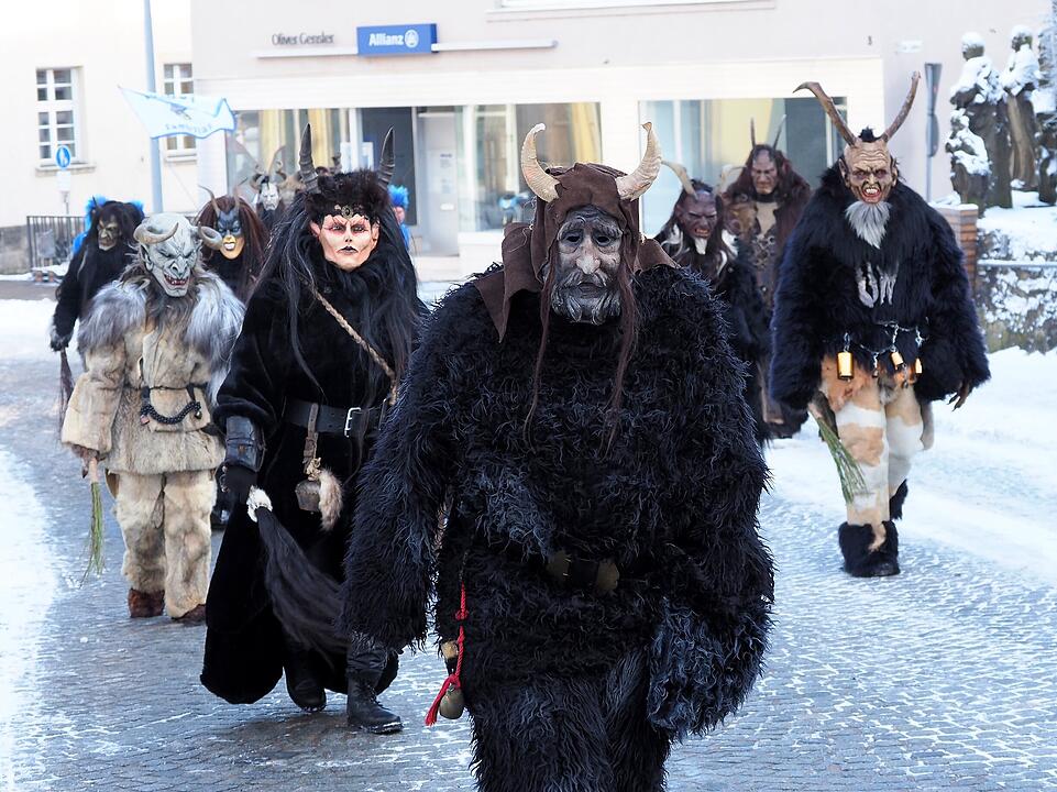 Eine der ersten Faschingsumzüge in der Region