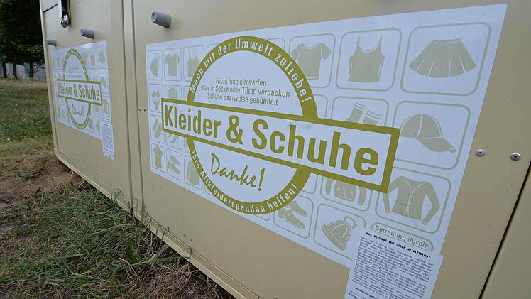 Auch dieser Sammelbehälter ist nicht unbedingt einer vertrauenswürdigen Stelle zuzuordnen. Foto: Marvin Rinklef