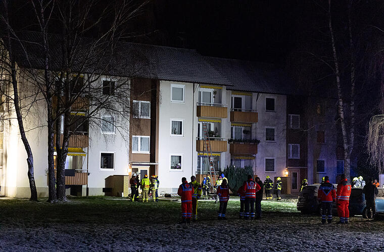Ebersdorf bei Coburg: Feuer am Sonntagmorgen in Mehrfamilienhaus - war es Brandstiftung?