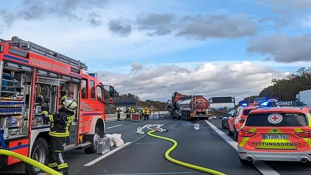 Lkw-Unfall auf der A3
