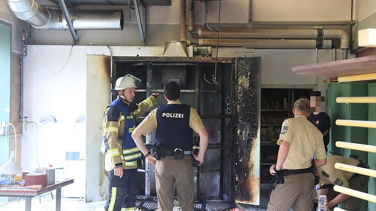 n der Forchheimer Berufsschule ist es am Freitagmorgen zu einem Brand gekommen. Foto: News5