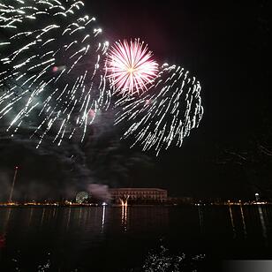 Abschlussfeuerwerk Volksfest Nürnberg