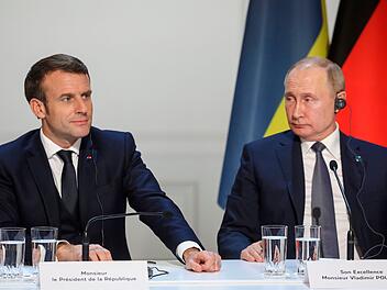 Emmanuel Macron und Wladimir Putin