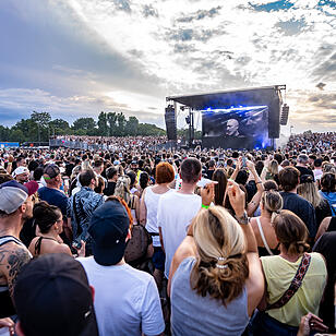Weltstar Paul Kalkbrenner in Nürnberg.