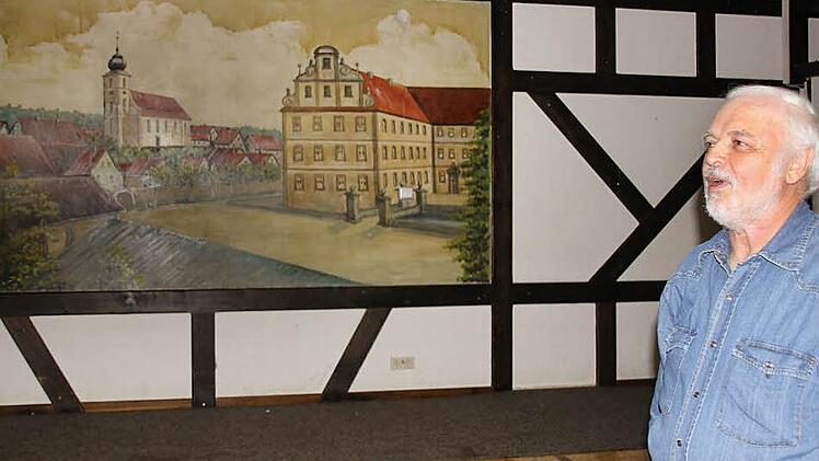 Einst Professor an der Hochschule in Ludwigsburg hat Ekkehard Marschelke in Kirchlauter eine neue Heimat und seinen Altersruhesitz in den "Heiligen Ländern" gefunden. Fotos: Ralf Kestel