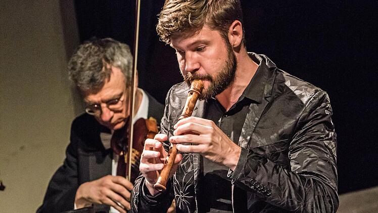 Impressionen vom Barock-Konzert im Landestheater Coburg: Solist Stefan TemmingFoto: Jochen Berger