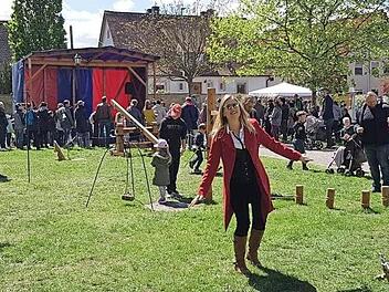 Der Adelsdorfer Schlossgarten war mit Spielefans gut gefüllt. Foto: privat