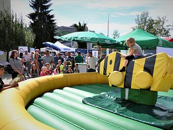 Spaß für die jungen Besucher kommt beim Family Fun Festival nicht zu kurz, wie unser Foto aus dem Vorjahr zeigt.Archiv/Werner Reißaus