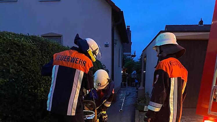 Hochwasser in Obertheres