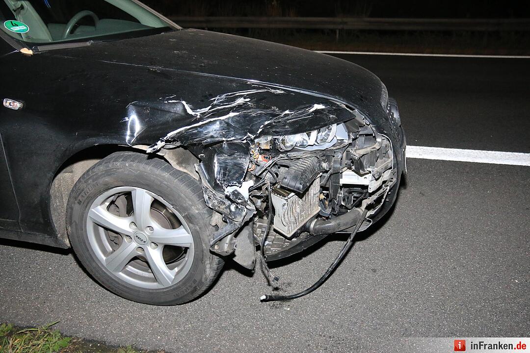 Karambolage auf der A70 bei Oberhaid