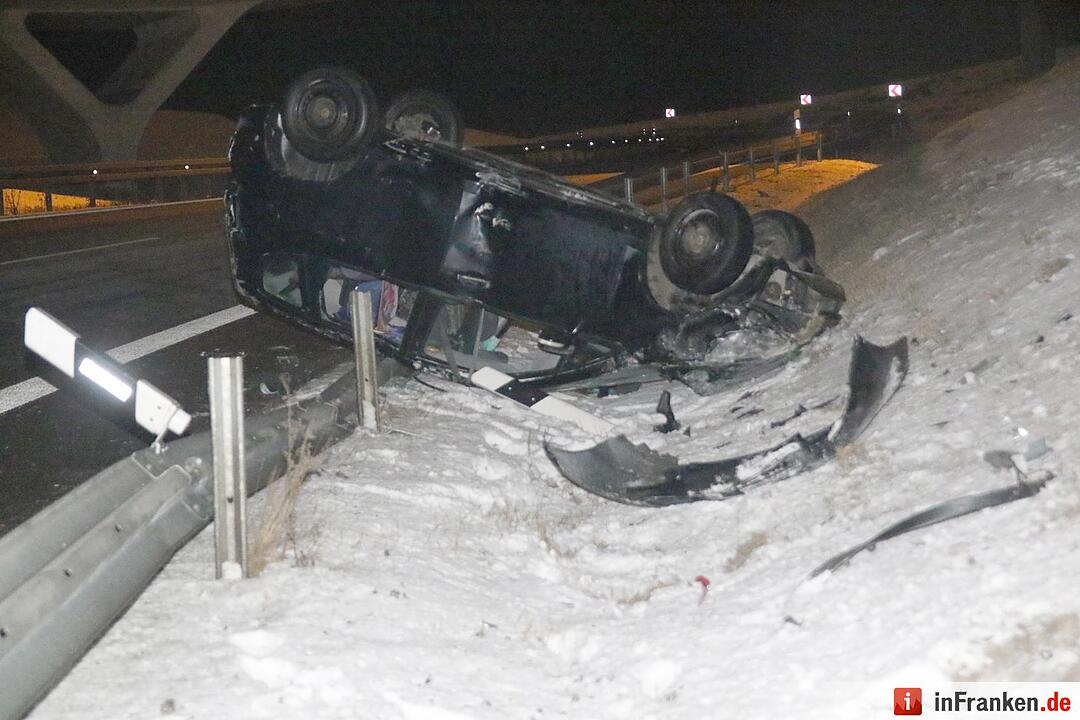 Auto überschlägt sich bei Lautertal