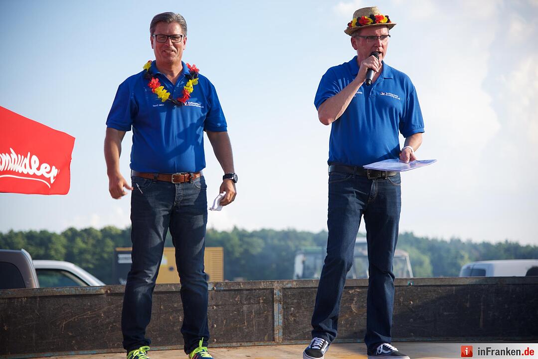 Jubiläumsausgabe: Zum 20. Mal hat die Raiffeisenbank Seebachgrund zu ihrem Ballonmeeting nach Hannberg eingeladen. Mehr als 2000 Menschen waren gekommen.