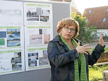 Landschaftsarchitektin Ursula Barth teilt ihre Überlegungen zum "Faulenzer" mit.  Foto: Sylvia Hubele