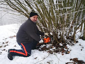 Für Richard Korb ist Heckenpflege eine Leidenschaft.
