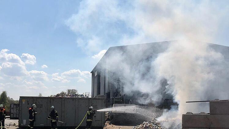 Die Feuerwehr im Einsatz. Foto: Feuerwehr Kronach