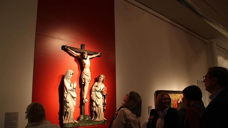 Kreuzigungsgruppe des Deichsler-Altars. Foto: Heike Beudert