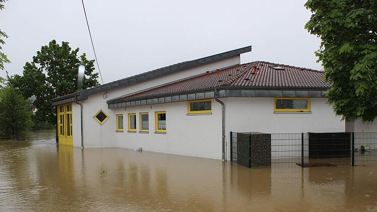 Das Hochwasser richtete damals am evangelischen Kindergarten in Neunkirchen am Brand großen Schaden an. Die Engstelle besteht nach wie vor. Foto: fr/Archiv