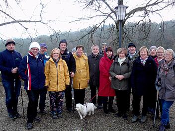 Die Rhönklub-Wandergruppe  Foto: Hans-Jürgen Neumann