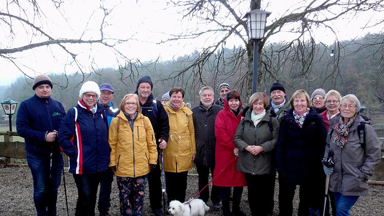 Die Rhönklub-Wandergruppe  Foto: Hans-Jürgen Neumann