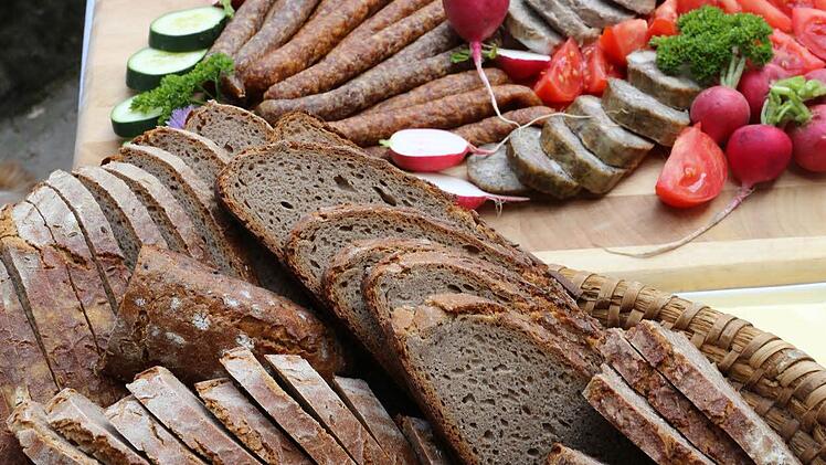 Bio-Brotzeit für die Besucher