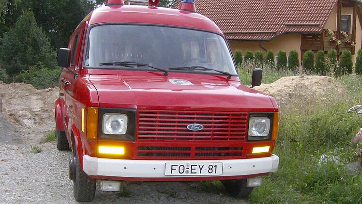 Das ausrangierte Feuerwehrauto