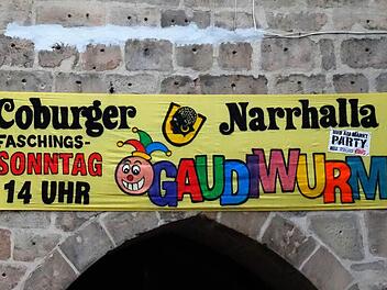 Um 14 Uhr startet der Gaudiwurm der Coburger Narrhalla. Beginn ist in der Bamberger Straße.Foto: Jochen Berger