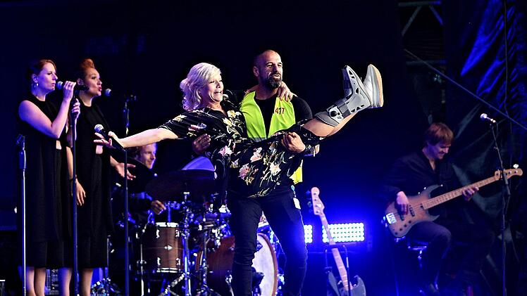 Open Air mit Ina M&uuml;ller im Staatsbad Br&uuml;ckenau Foto: Kerstin Junker