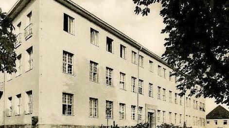 Zweckbau: Das Kreiskrankenhaus Anfang der 50er Jahre