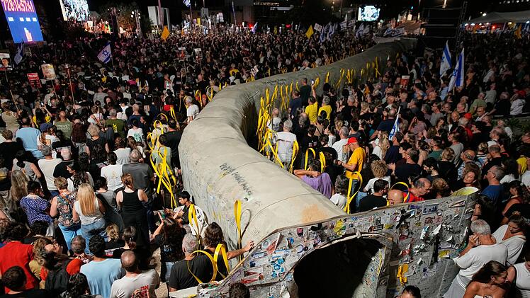 Nahostkonflikt - Demonstration in Tel Aviv