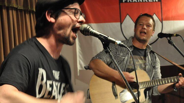 Ihr Genre ist der Street-Rock: Döner & Mark (Mark Hatfield, links, und Konstantin Vey).Albrecht