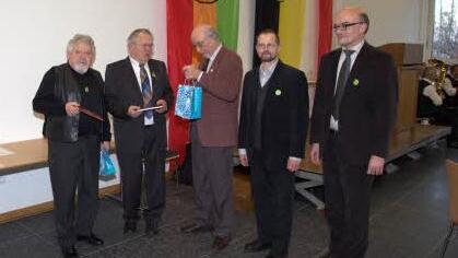 Verdienste um das Museum wurden bei dem Kommers gewürdigt.Foto: Katharina Becht