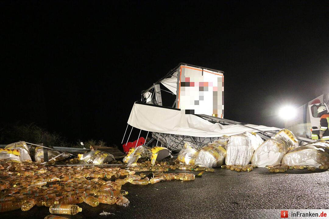 Lkw-Unfall auf A3: Vollsperrung