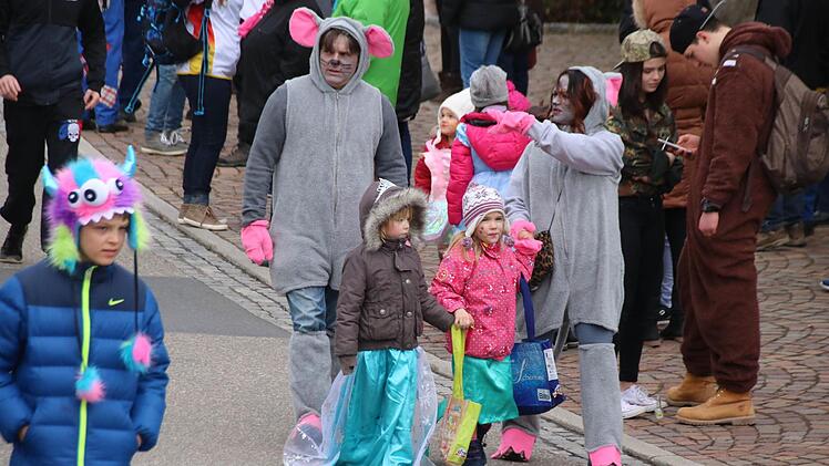 Faschingsumzug in Poppenlauer  Foto: Thomas Malz