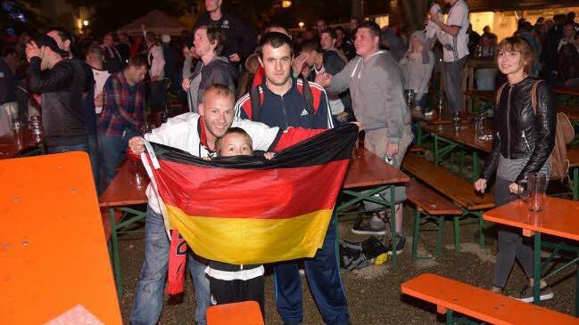Public Viewing im Prinzengarten Coburg Fotos: Jens Gundermann