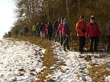 Die Hammelburger Rad- und Fußwanderer scheuen weder Wetter noch Wege und legten im ablaufenden Jahr mehr als 2000 Kilometer zurück.