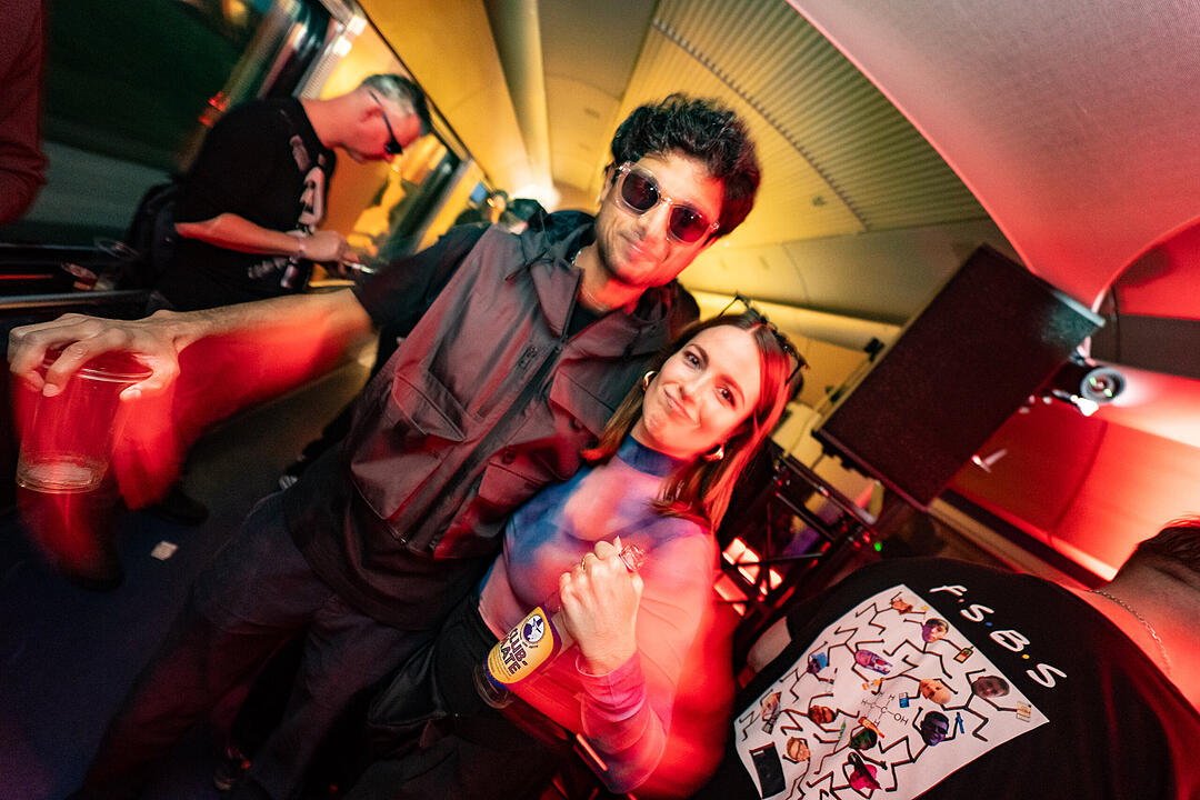 Die beste Party im Zug!