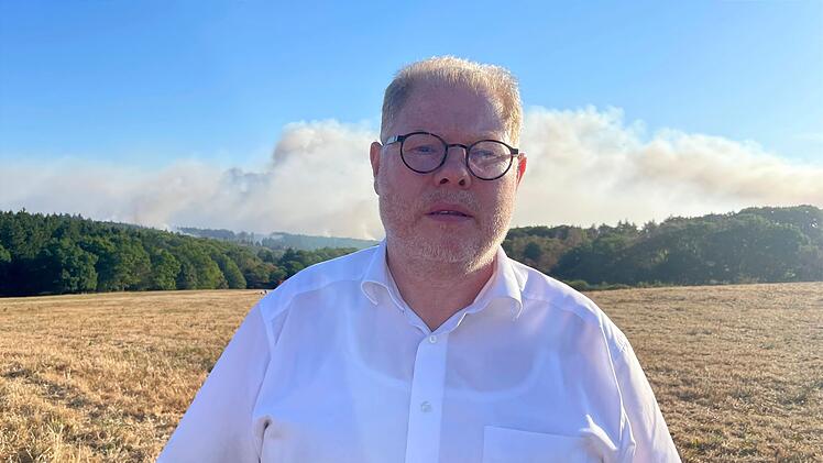 Waldbrand im H&uuml;rtgenwald