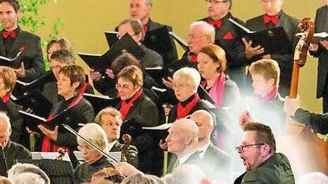 Mit dem Münchner Behördenorchester gab der Konzertchor "Belcanto" ein Konzert für das Burgenmuseum Heldburg. Das Konert liegt als Mitschnitt nun auf CD vor. Foto-Montage: Steffen Ittig/Lothar Weispfennig