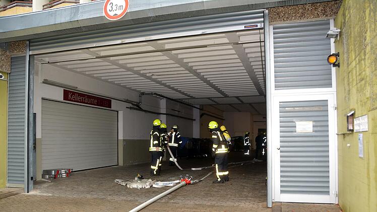 Elektro-Brand im Küchentrakt des Parkwohnstifts in Garitz Foto: Peter Rauch