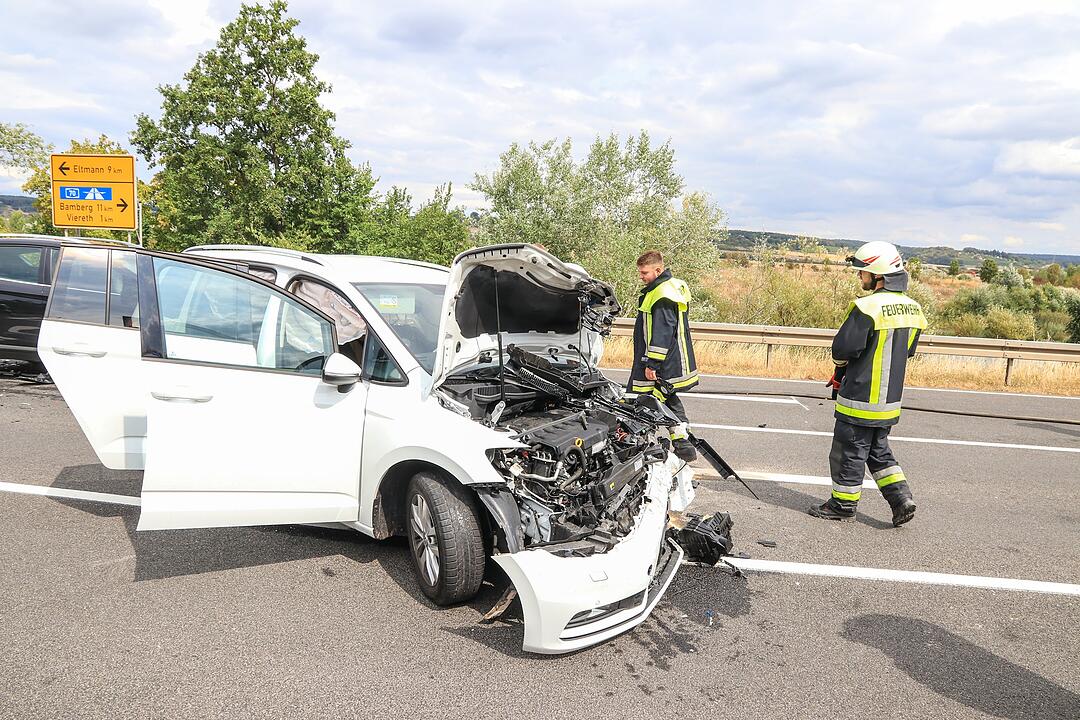 Unfall im Kreis Bamberg: Kinder nach Frontalzusammenstoß verletzt