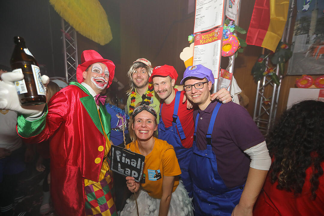 Beste Partystimmung in der Stadthalle